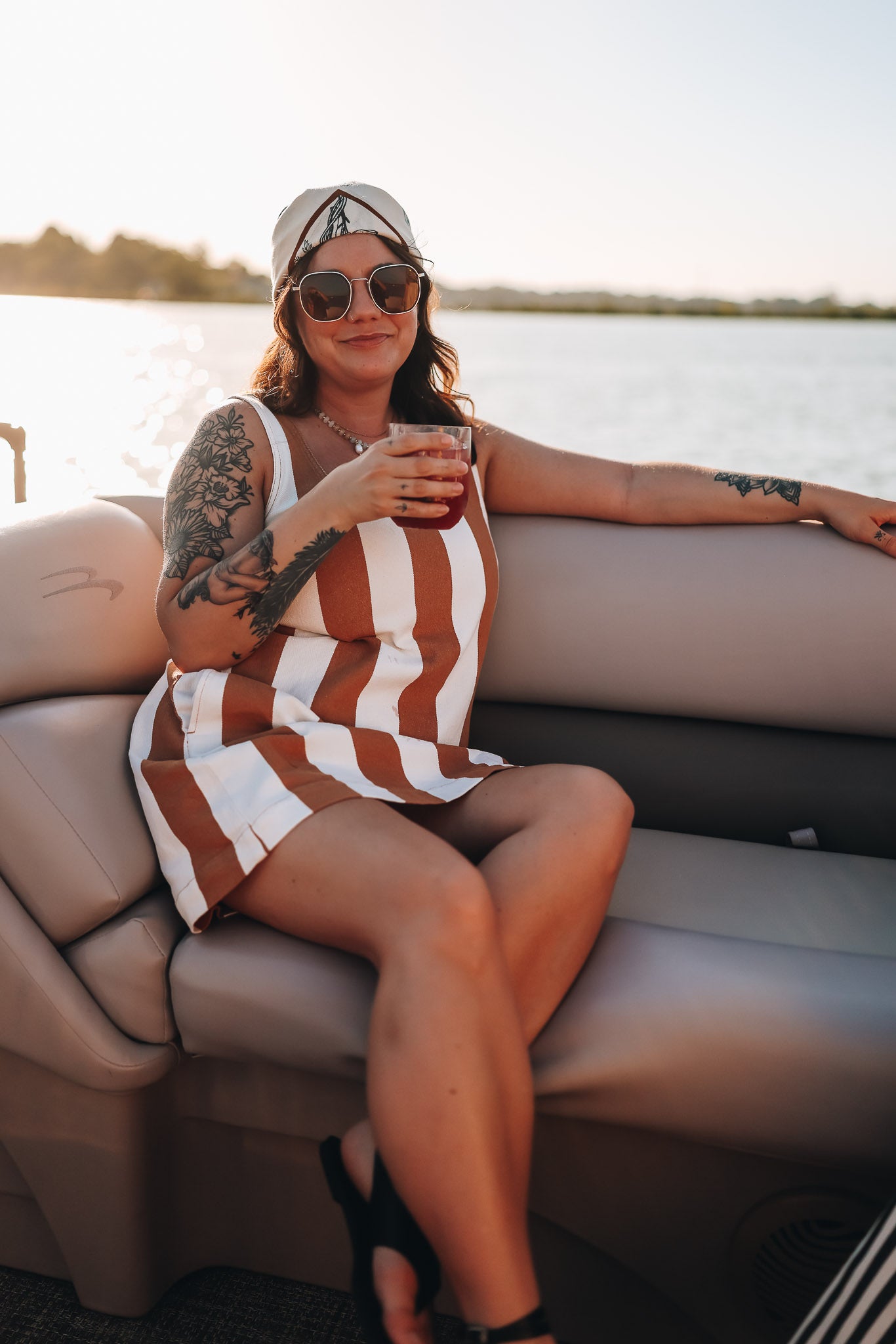 CRUISIN' STRIPE DRESS