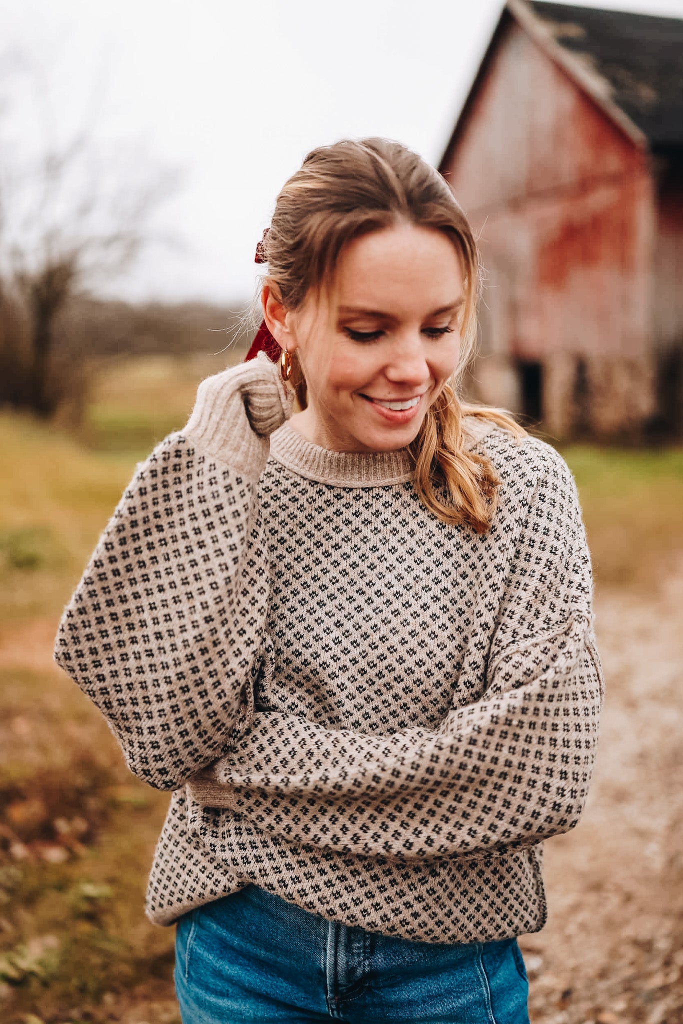 BLACK FRIDAY JACQUARD SWEATER