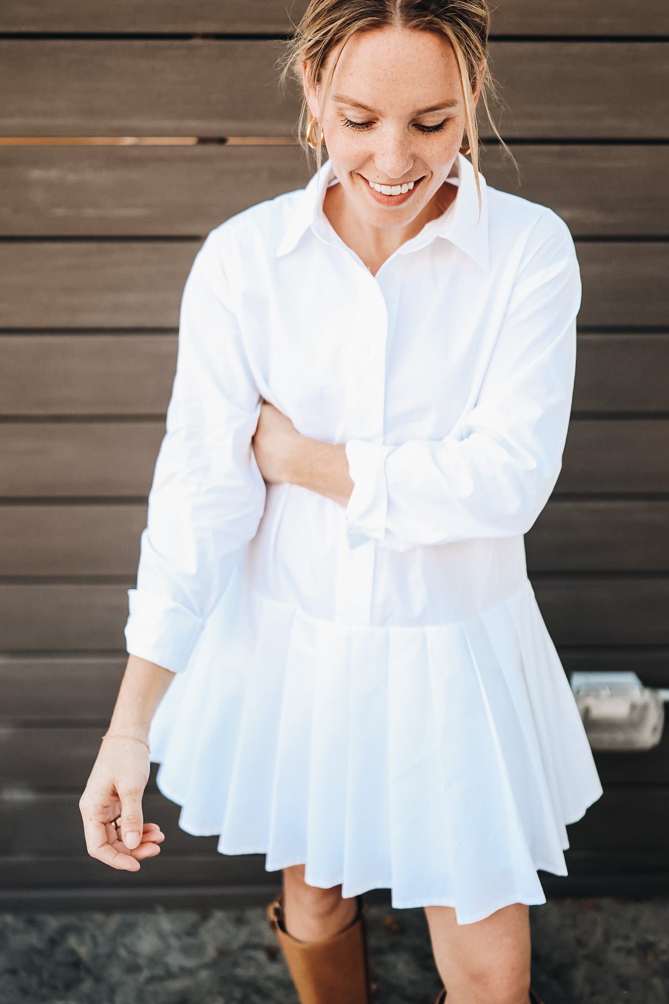 LAYER ME UP SHIRT DRESS