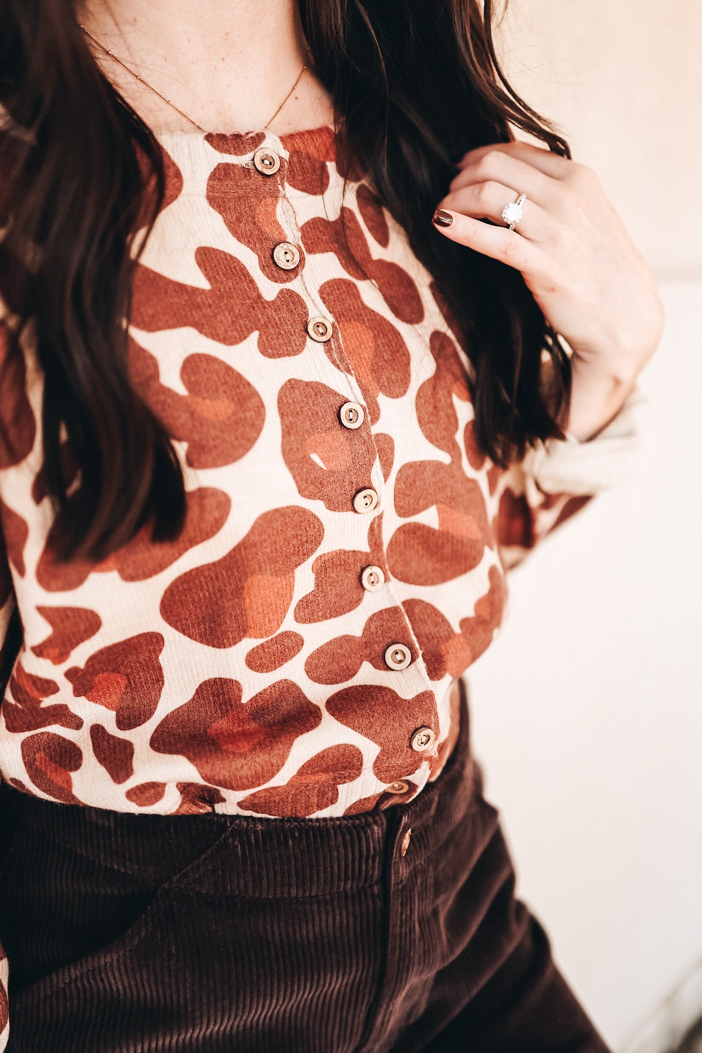 LENI LEOPARD CARDIGAN
