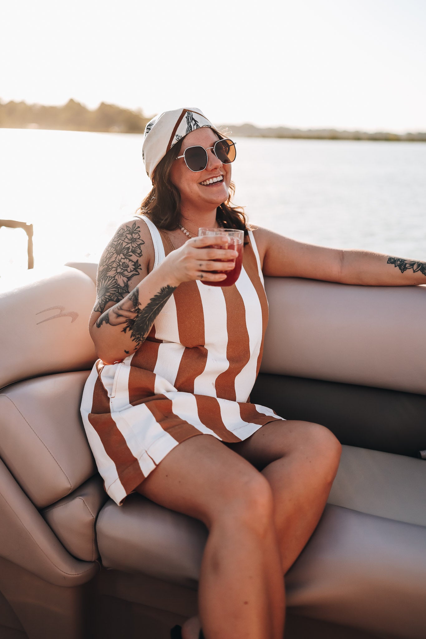 CRUISIN' STRIPE DRESS