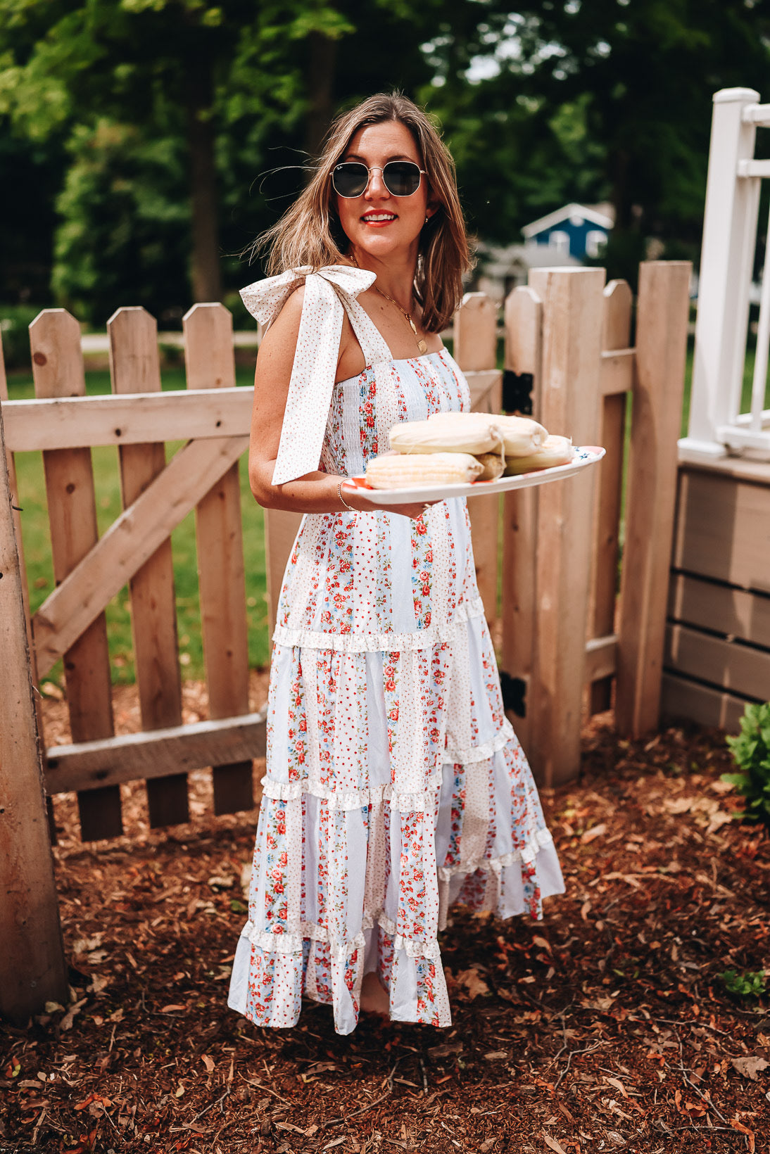 AMERICAN HONEY FLORAL DRESS