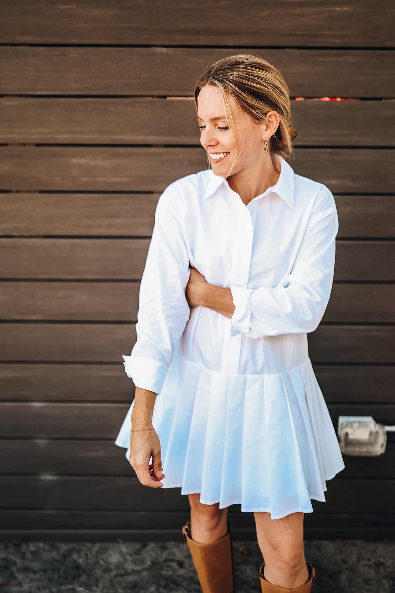 LAYER ME UP SHIRT DRESS