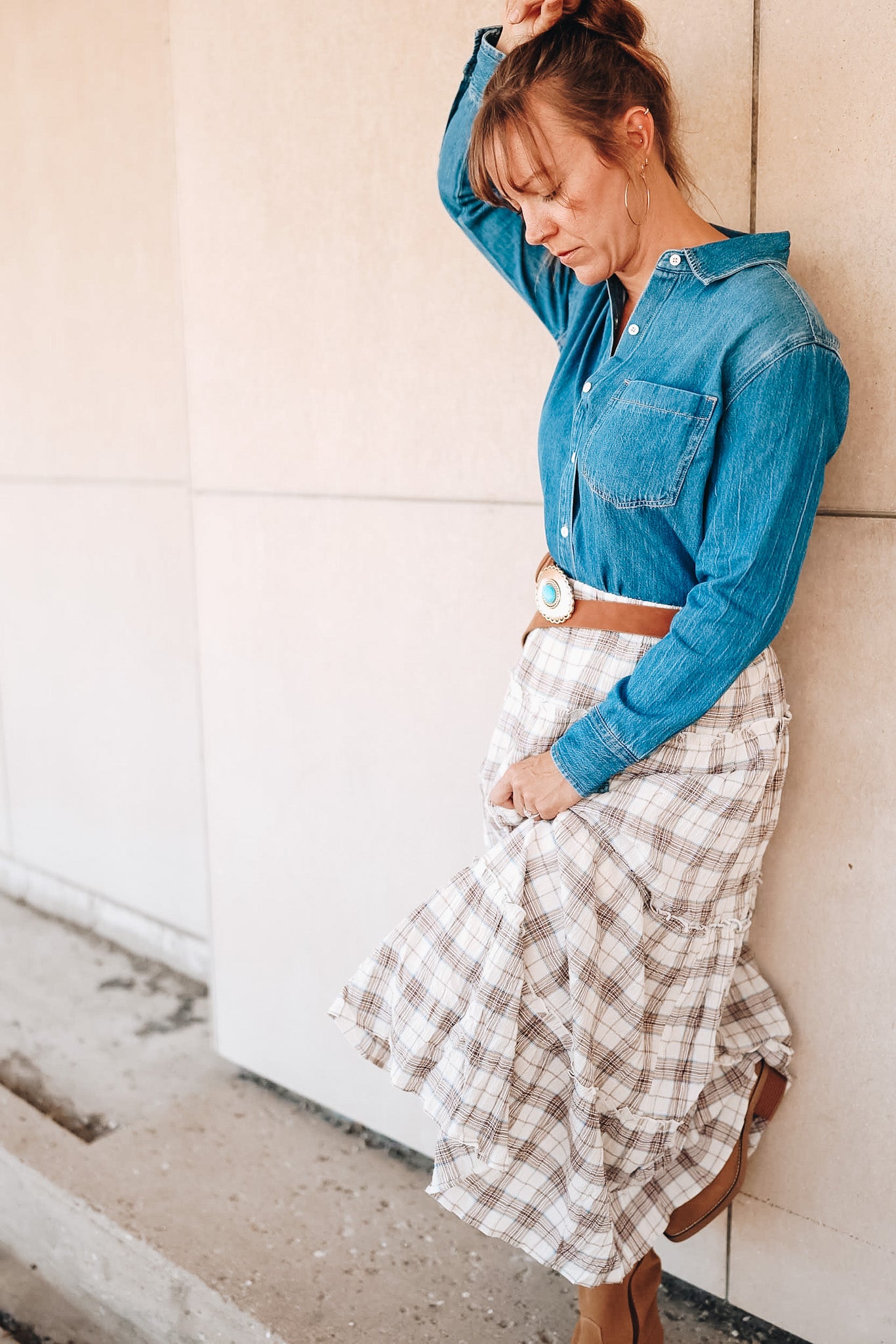 TOMMI TIERED SKIRT