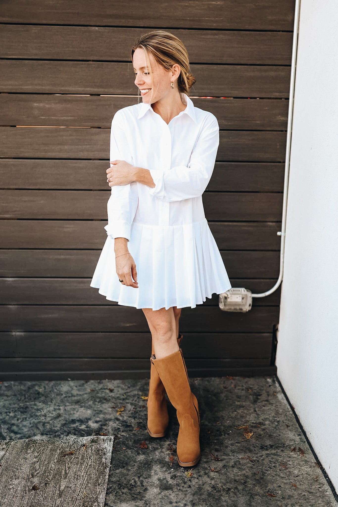 LAYER ME UP SHIRT DRESS