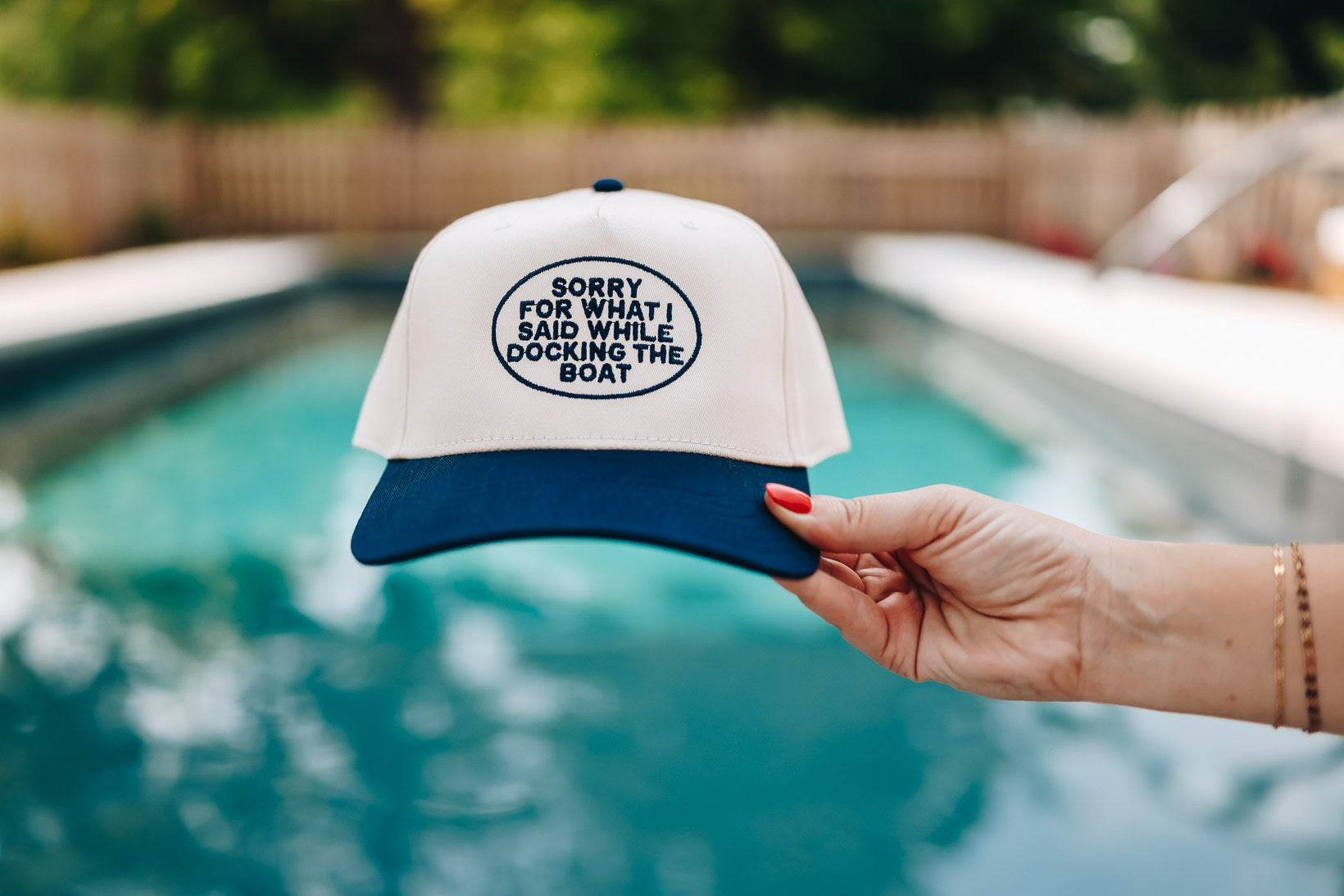 SORRY FOR WHAT I SAID WHILE DOCKING THE BOAT TRUCKER