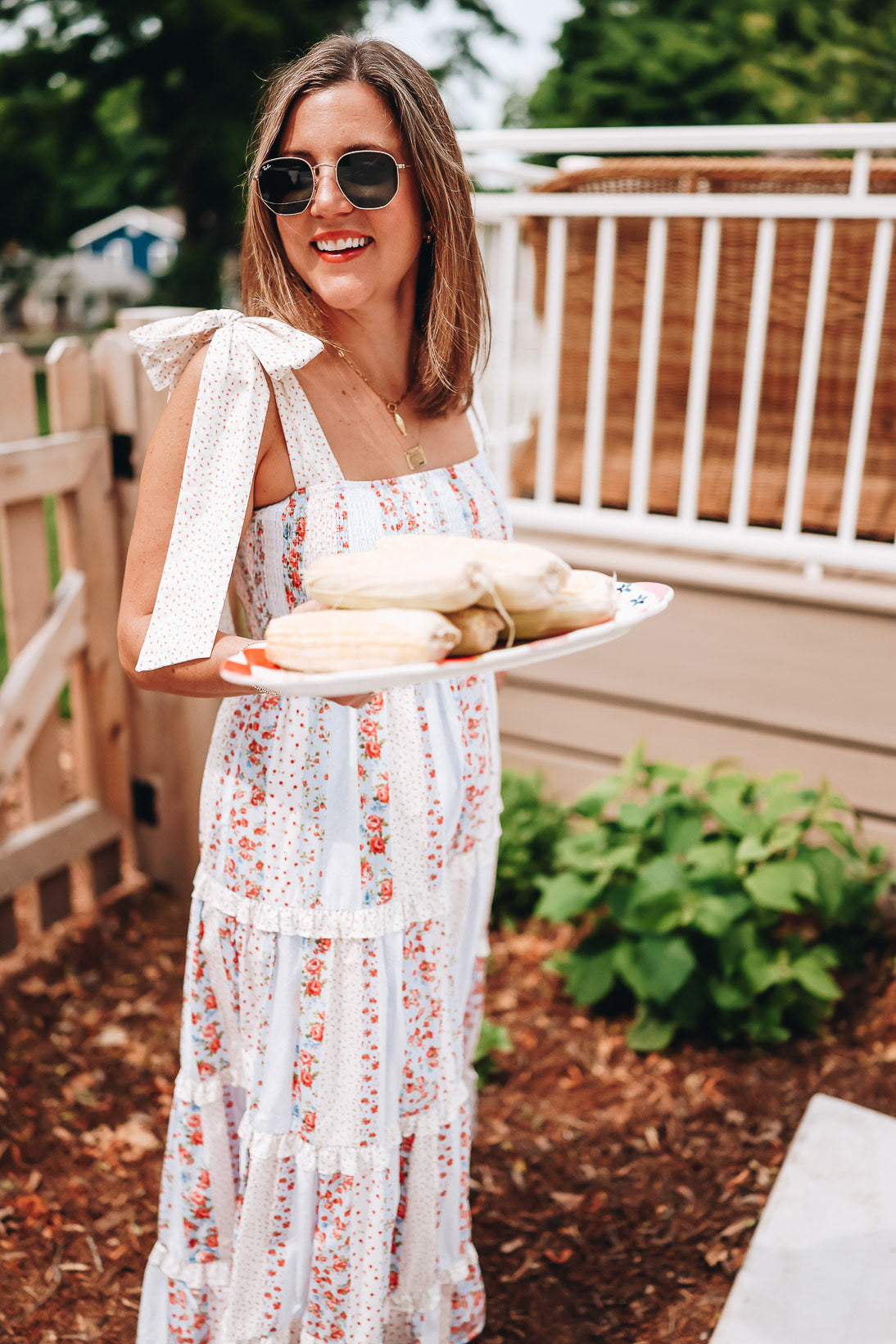 AMERICAN HONEY FLORAL DRESS