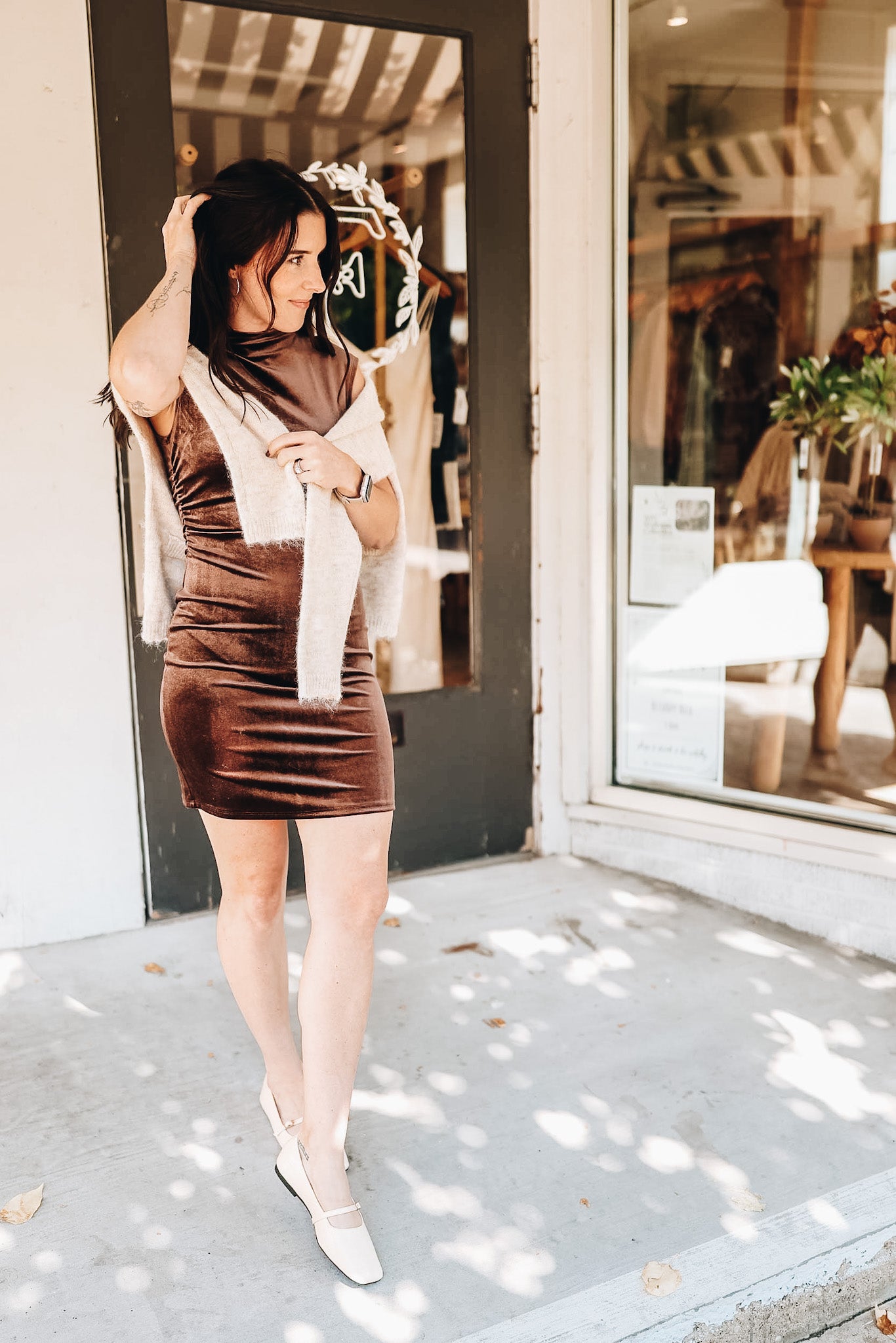 KEY TO LOVE VELVET DRESS