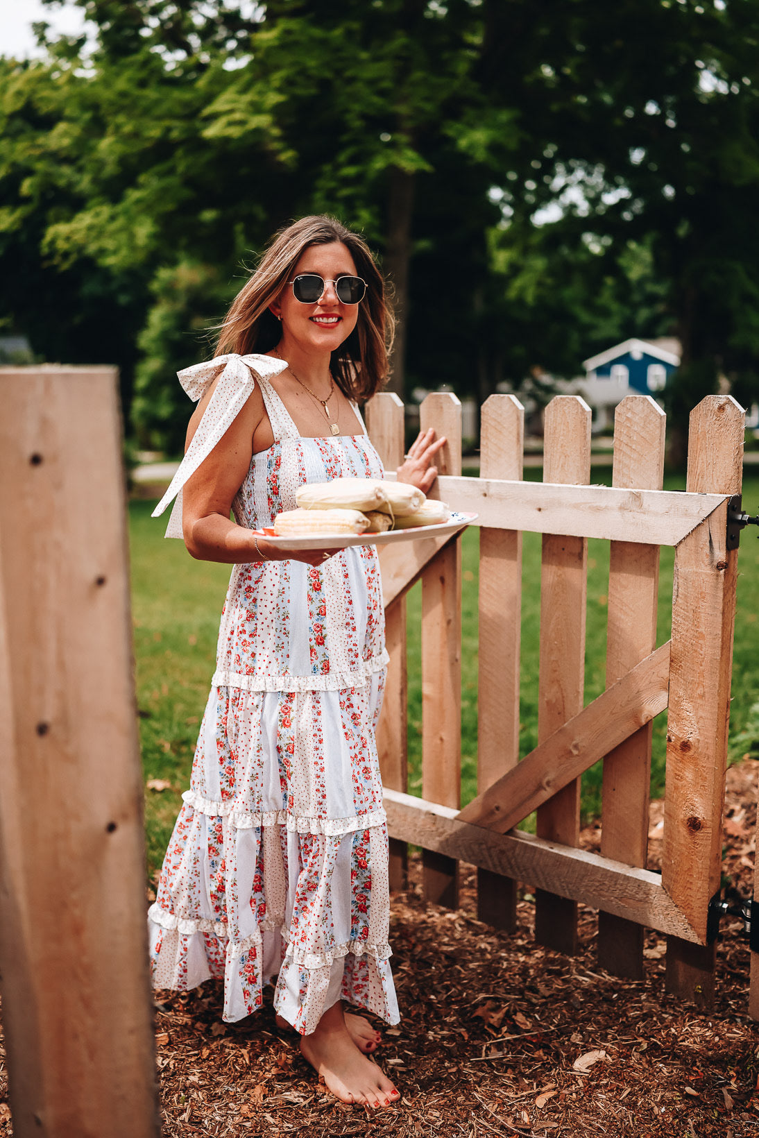 AMERICAN HONEY FLORAL DRESS