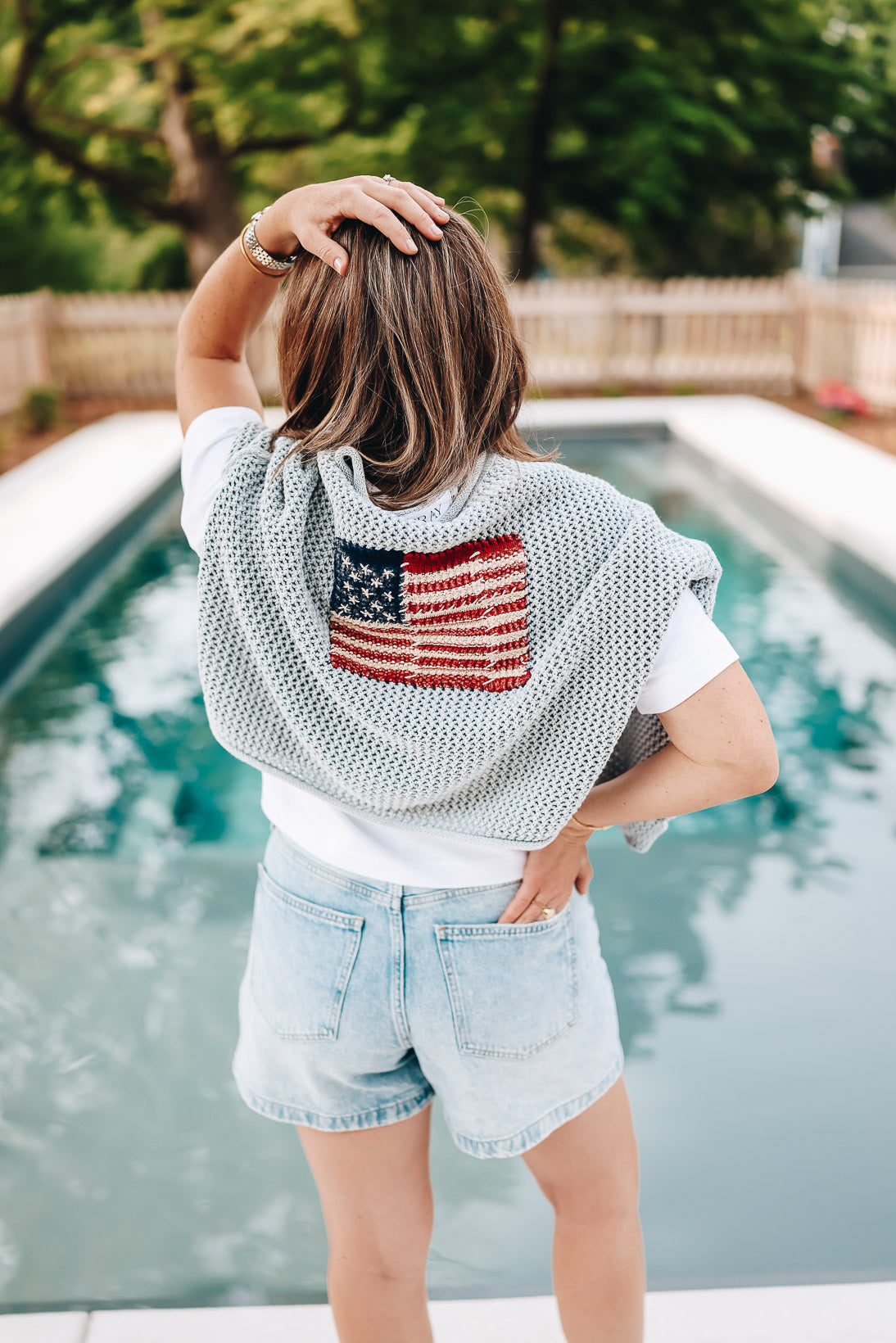 FLAGGED DOWN SWEATER