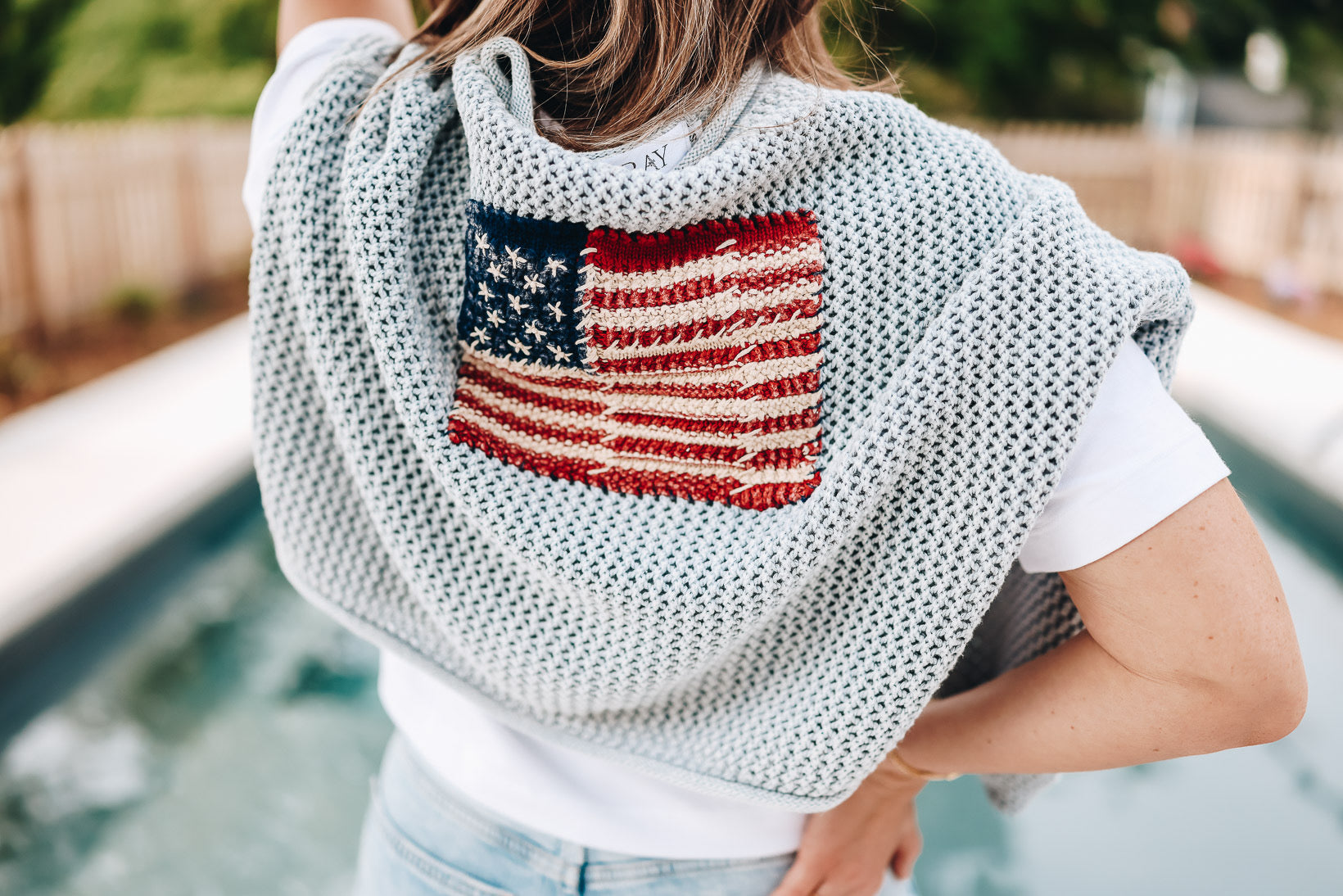 FLAGGED DOWN SWEATER