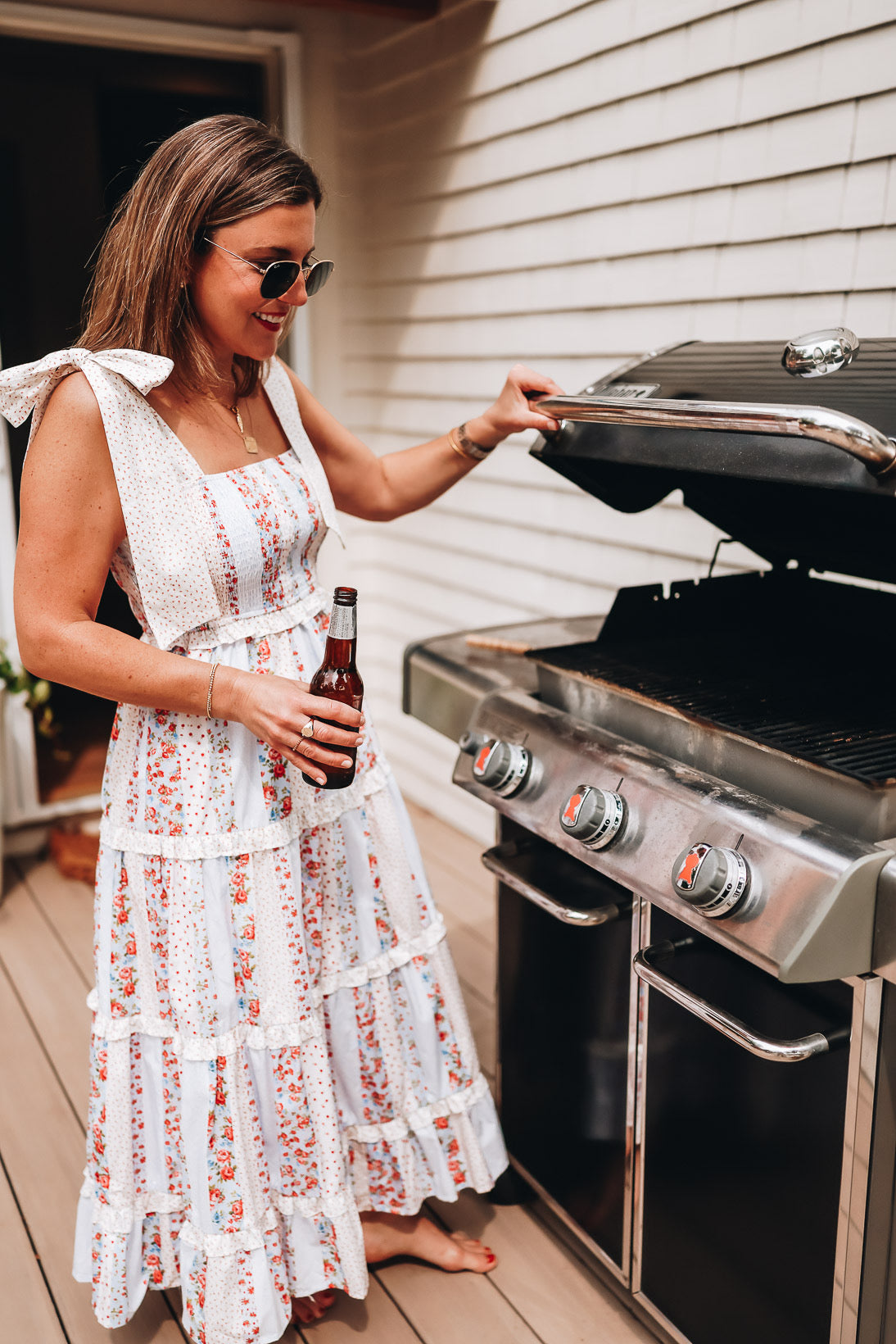 AMERICAN HONEY FLORAL DRESS