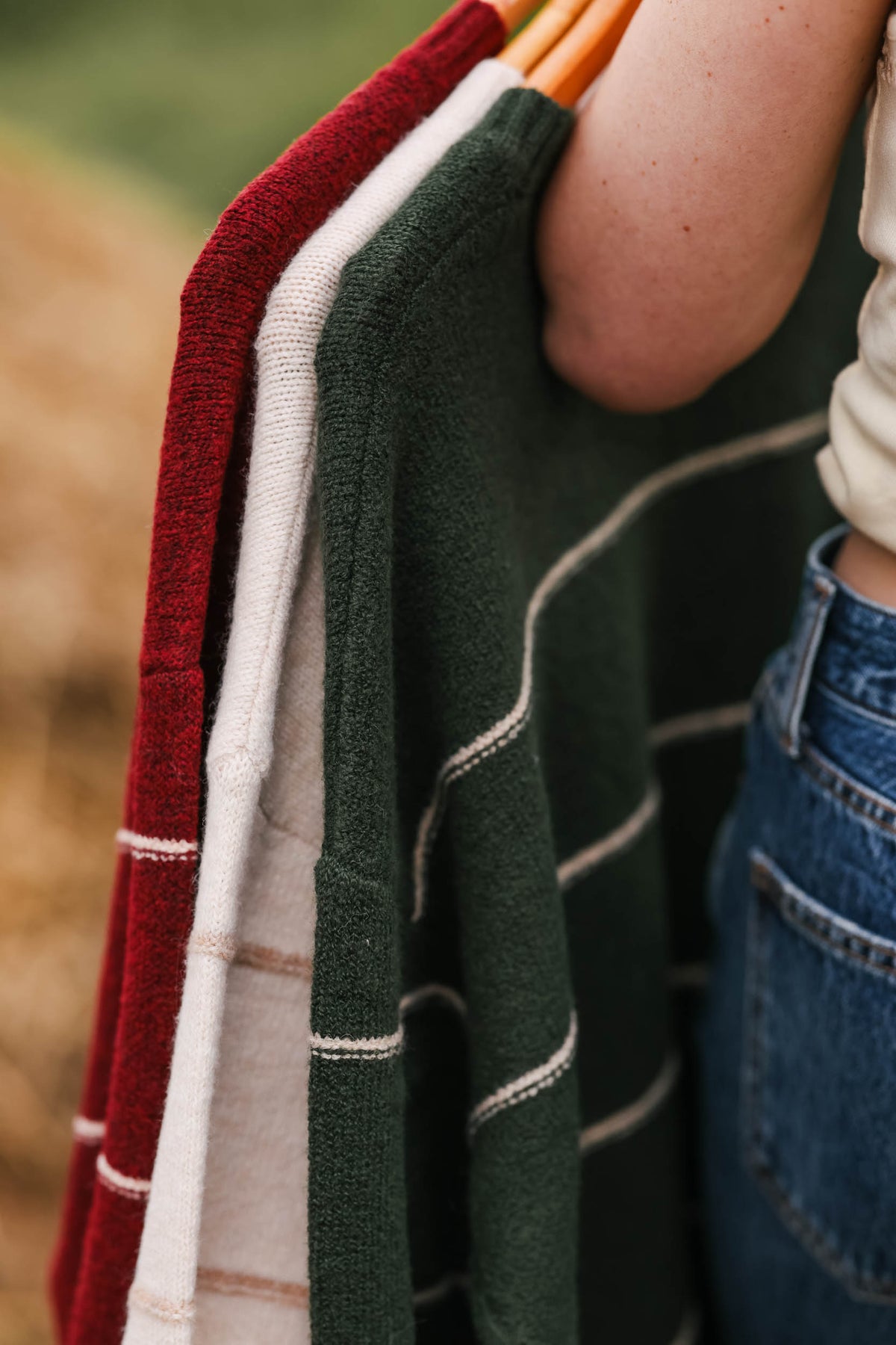FALL FEST STRIPE PULLOVER- FINAL SALE