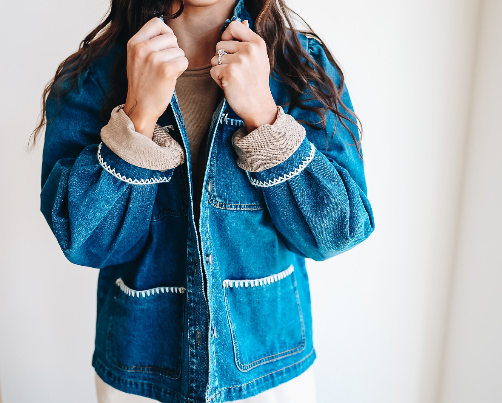 STITCHED JUST RIGHT JACKET