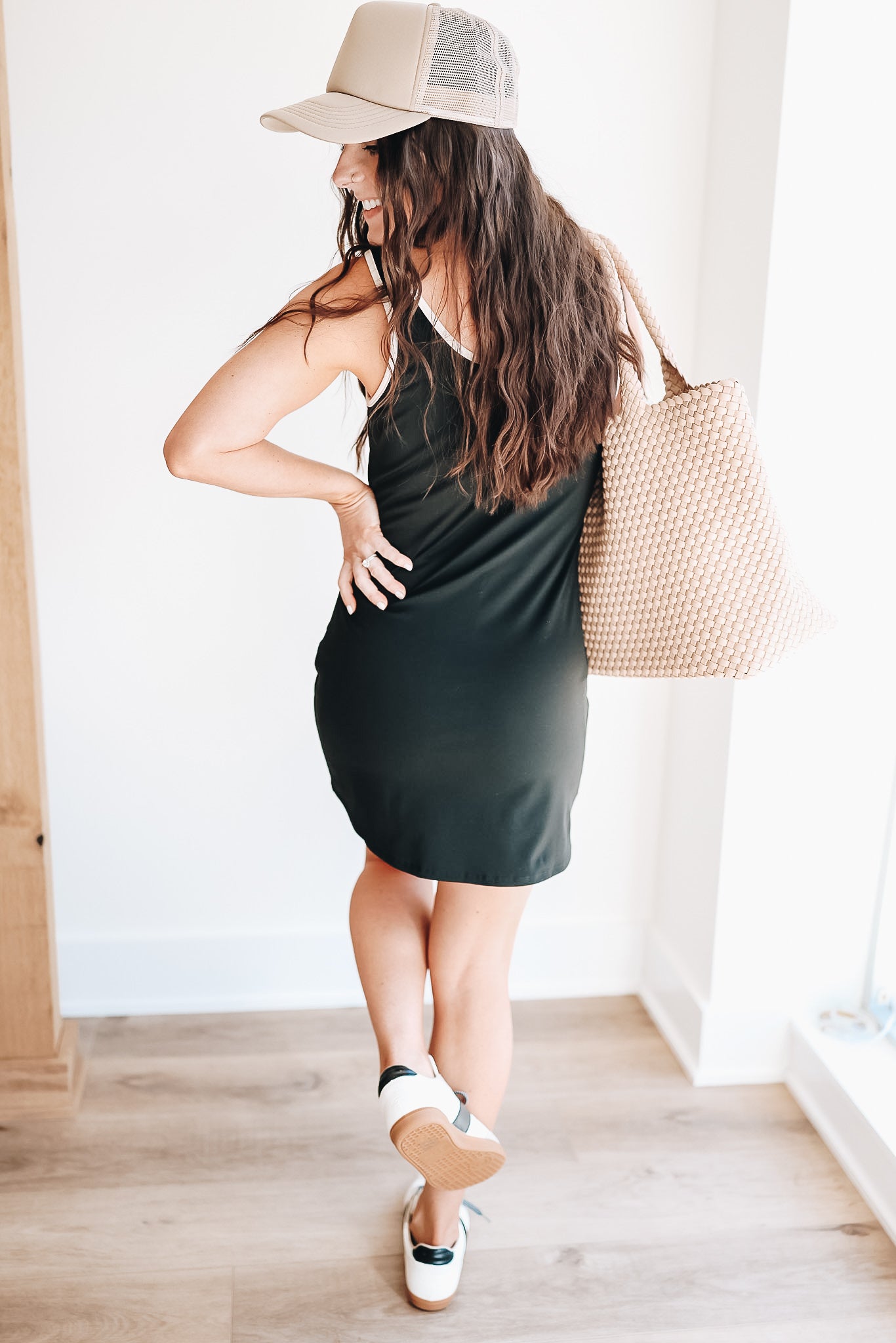 ON POINT CONTRAST TENNIS ROMPER