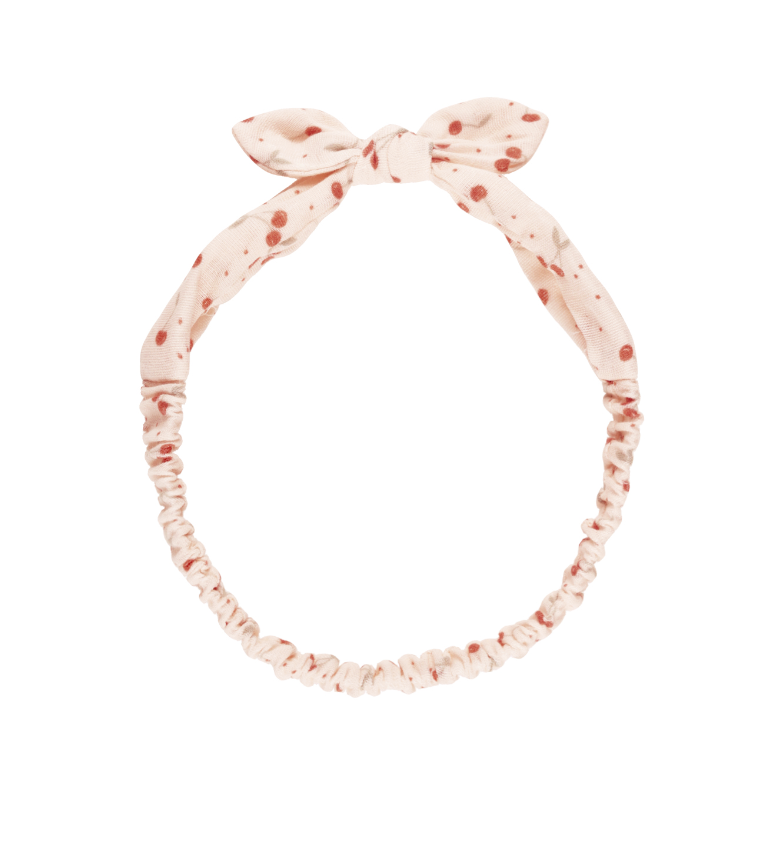 BABY BOW HEADBAND || CHERRIES