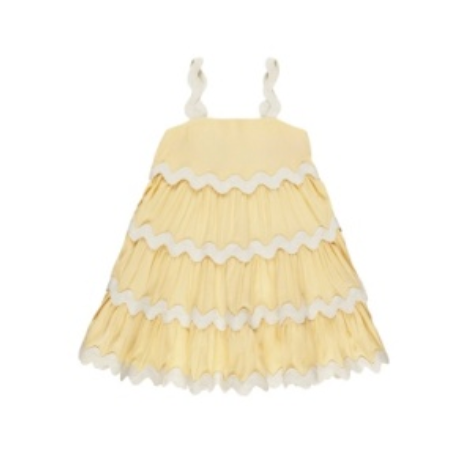 RIC RAC DRESS || YELLOW