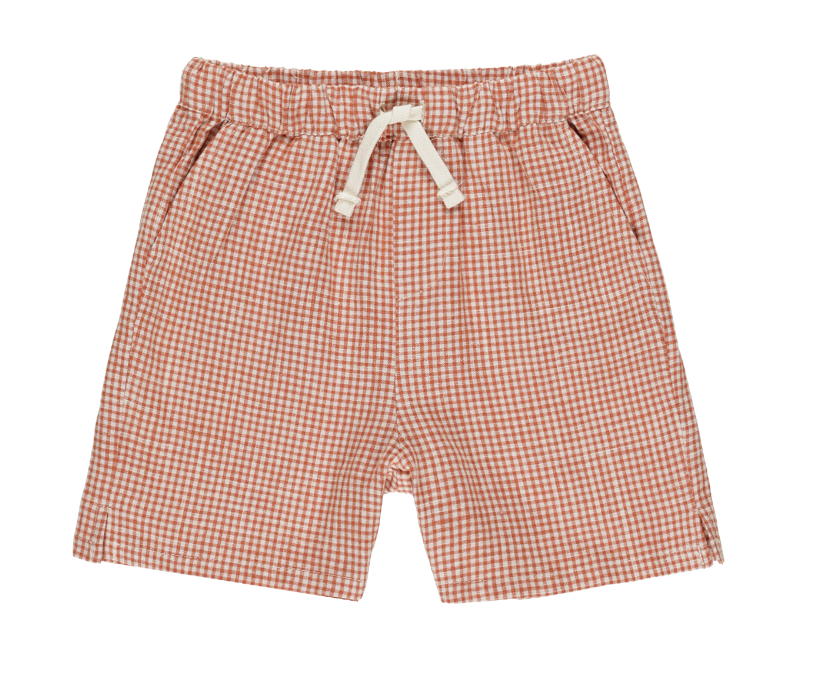 PERRY SHORT || POPPY GINGHAM