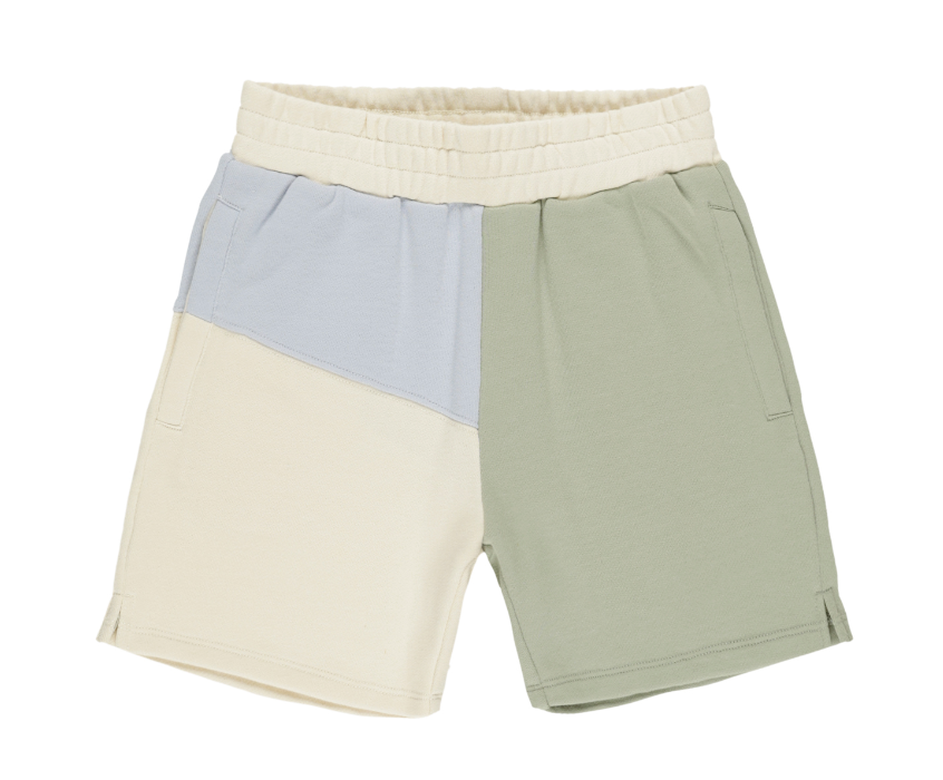 BOXING SHORT || SAGE COLOR BLOCK
