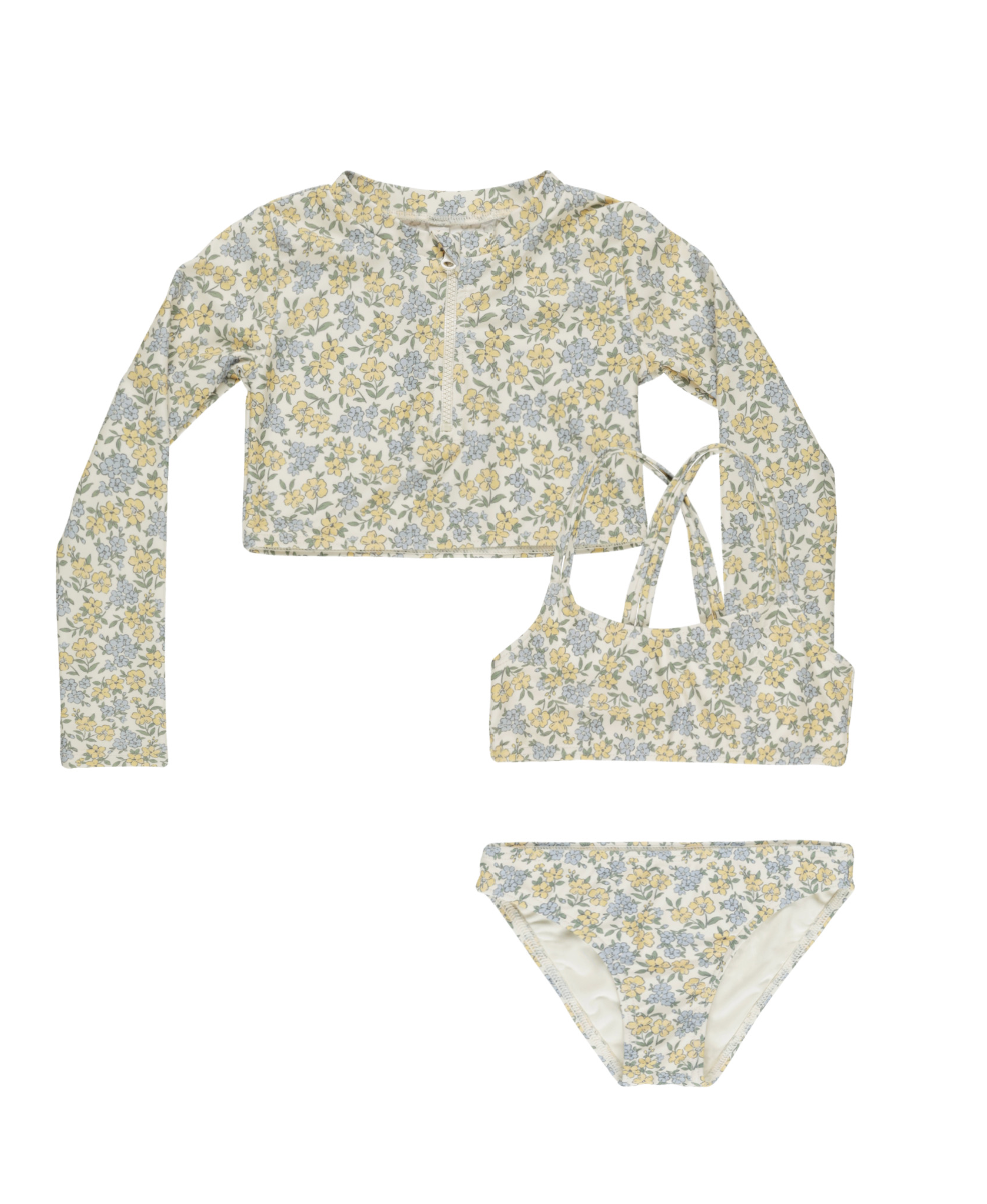 CROP RASHGUARD SET || BLOOM