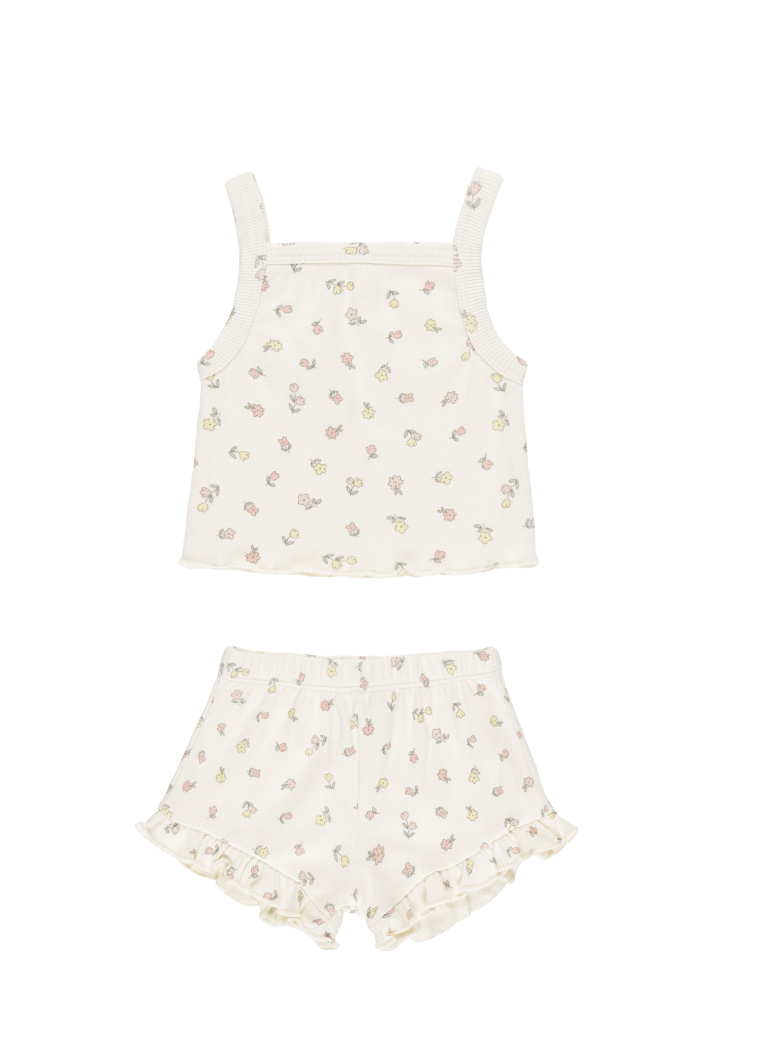 EVIE TANK + SHORTIE SET || FLEUR