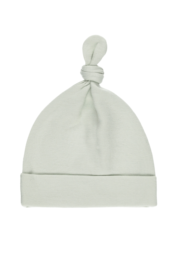 KNOTTED BABY HAT || MINT