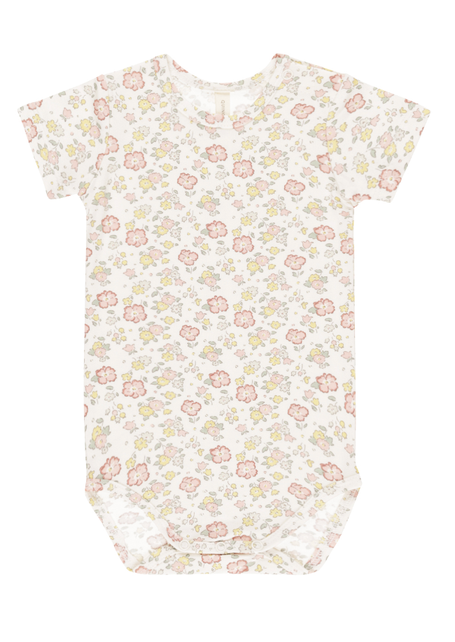 BAMBOO SHORT SLEEVE BODYSUIT || BLOOM