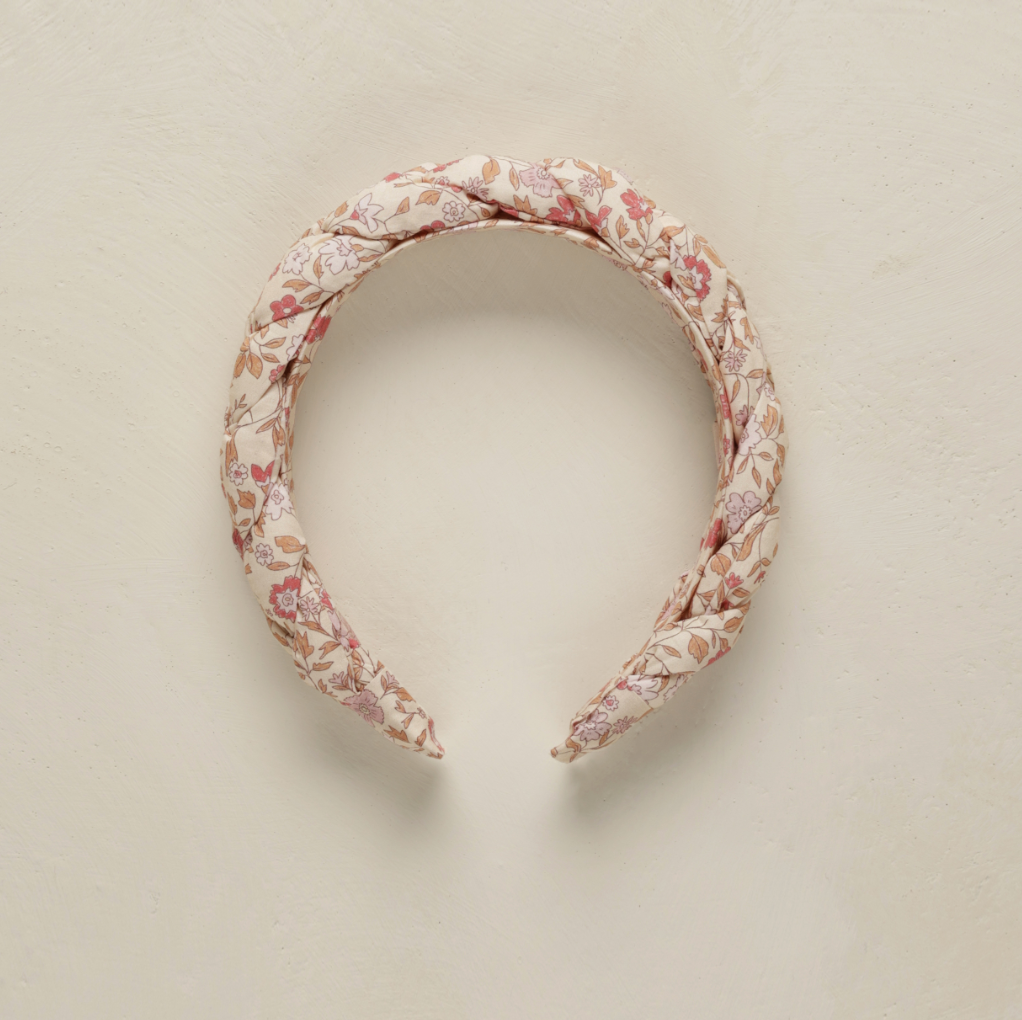 BRAIDED HEADBAND || BLUSH GARDEN