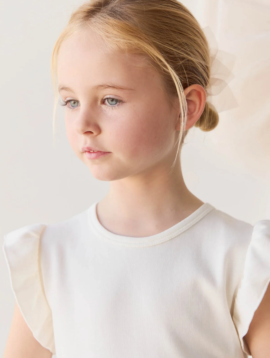 Pima Cotton Lila Top - Parchment