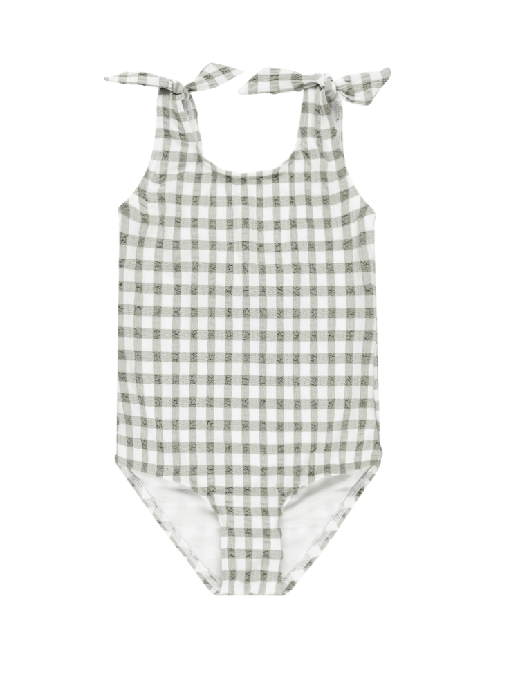 MILLIE ONE-PIECE || EUCALYPTUS CHECK