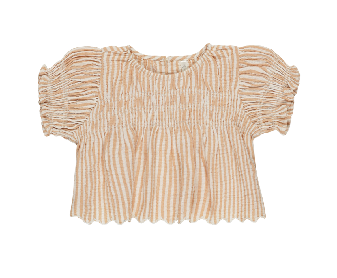 COLETTE TOP || GRAPEFRUIT STRIPE