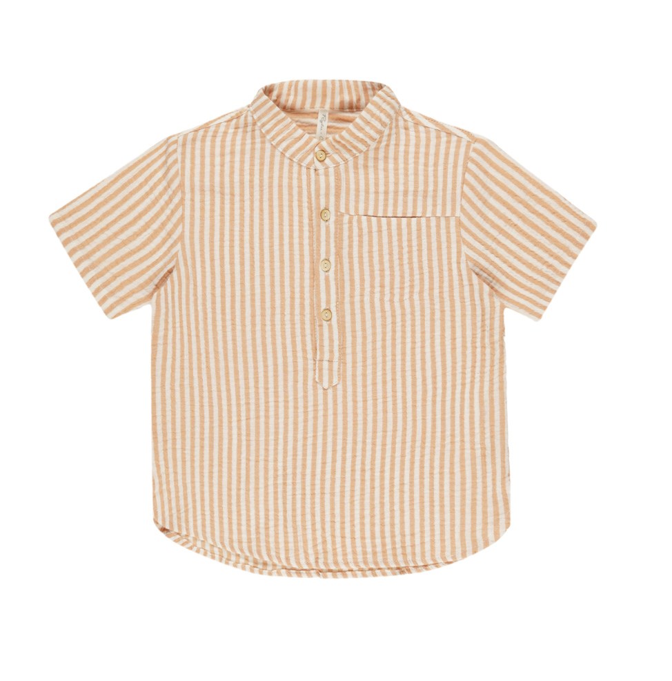 MASON SHIRT || GRAPEFRUIT STRIPE