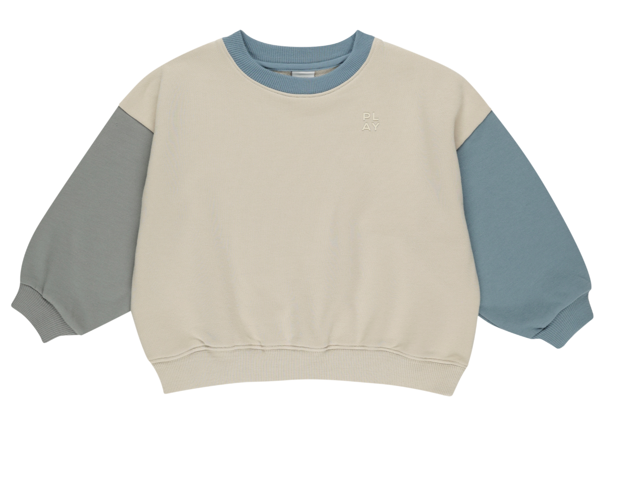 RELAXED SWEATSHIRT || COLOR BLOCK