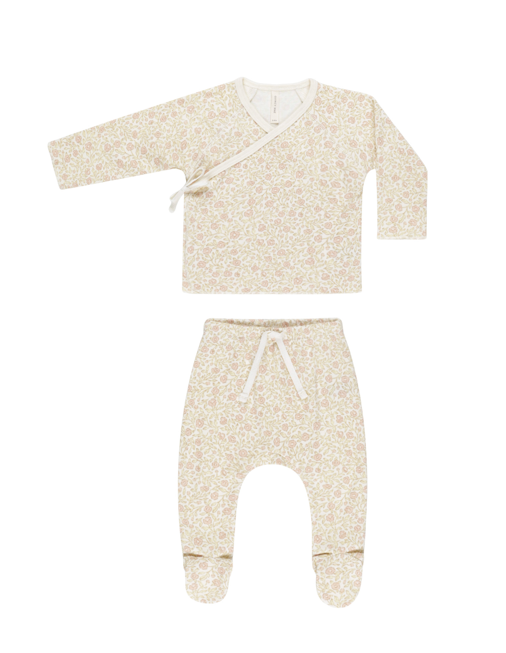 WRAP TOP + FOOTED PANT SET || PRIMROSE