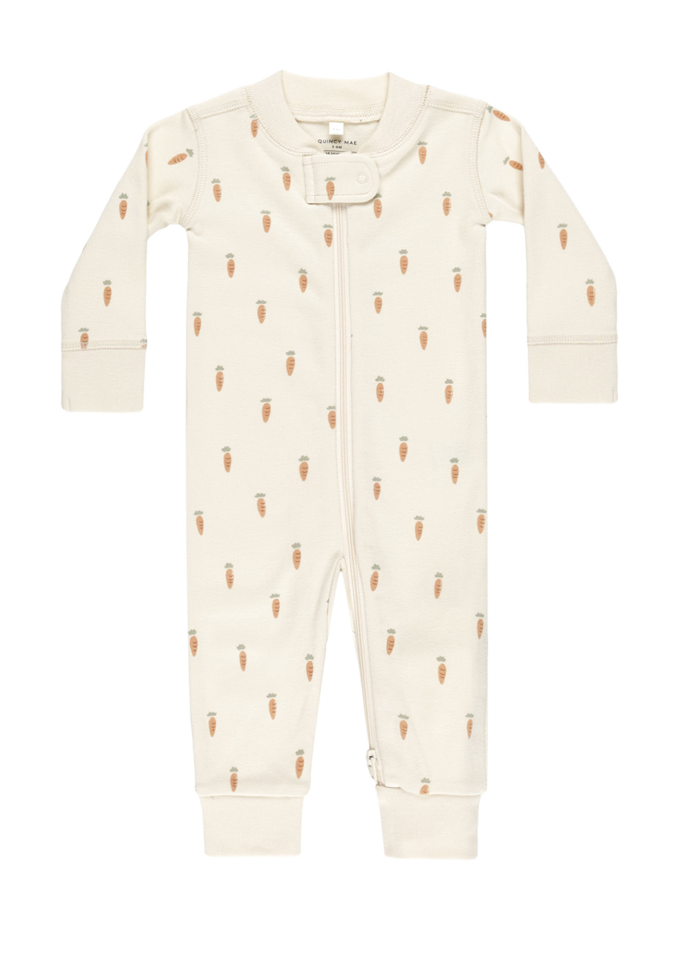 ZIP LONGSLEEVE SLEEPER || CARROTS