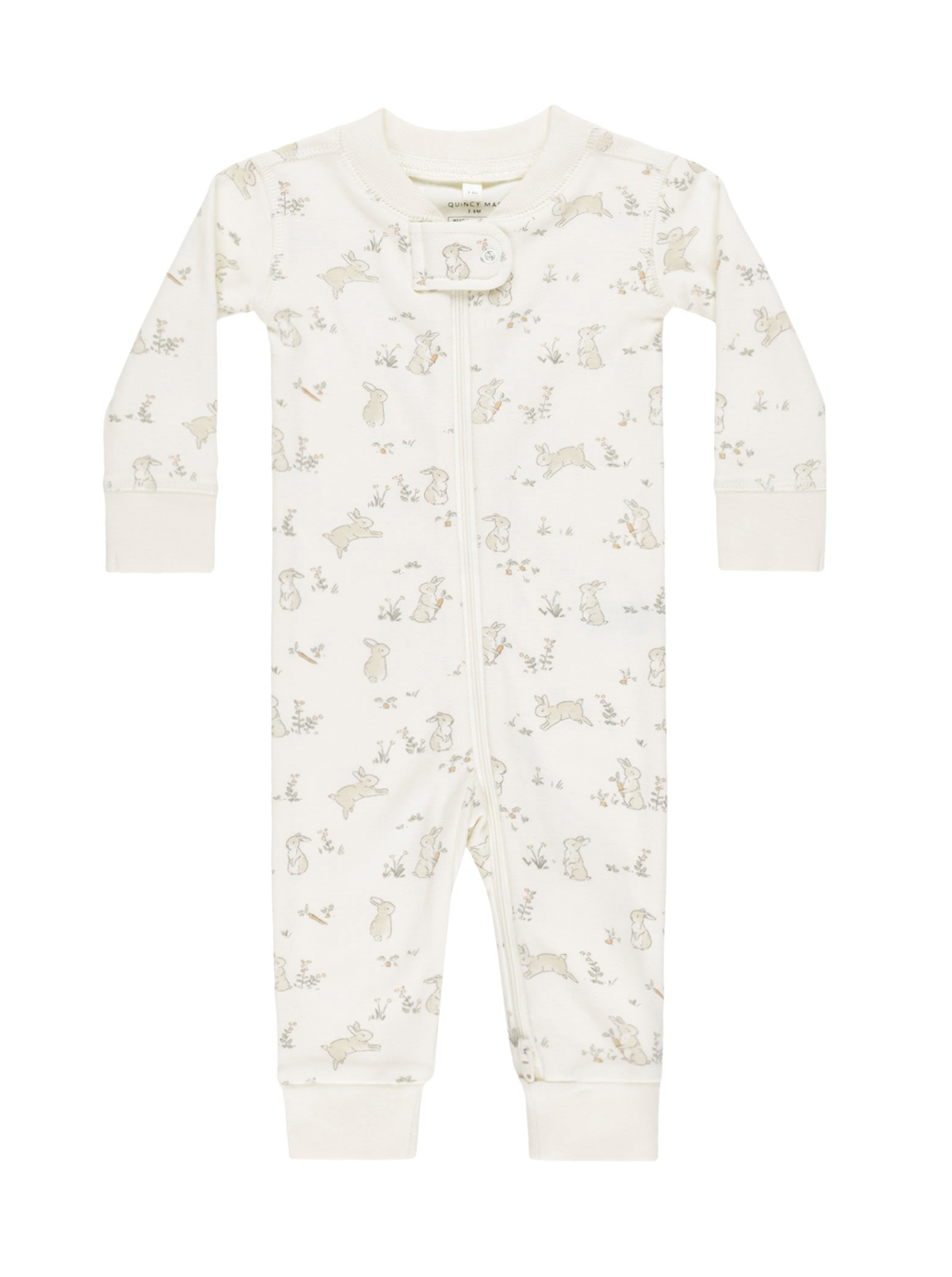 ZIP LONGSLEEVE SLEEPER || BUNNIES