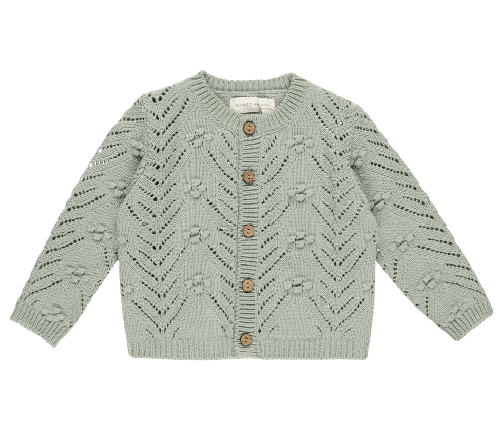 KNIT CARDIGAN || SAGE