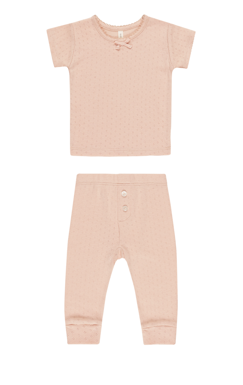 POINTELLE TEE + LEGGING || MELON