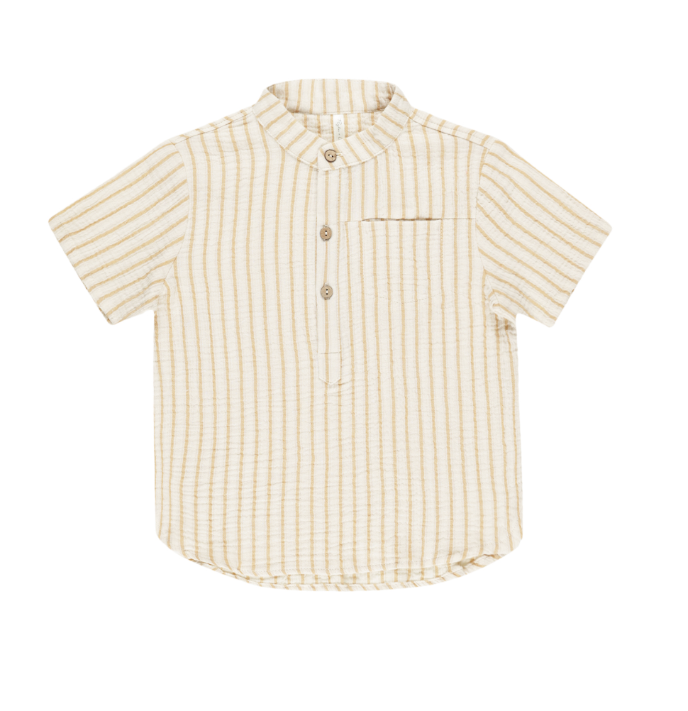 MASON SHIRT || MARIGOLD STRIPE