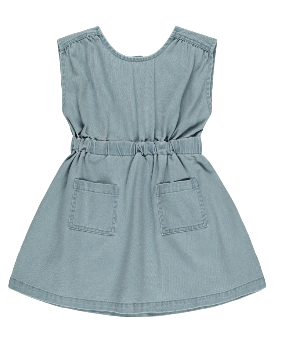 DENIM MINI DRESS || OCEAN