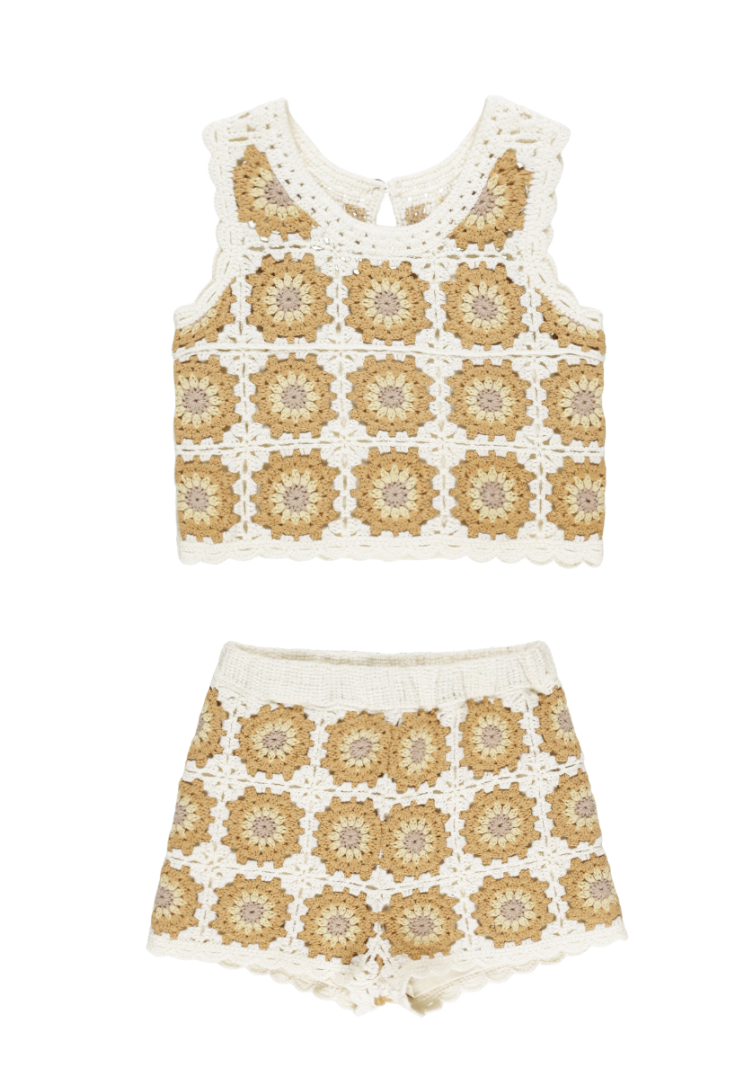 CROCHET TANK SET || MARIGOLD DAISY