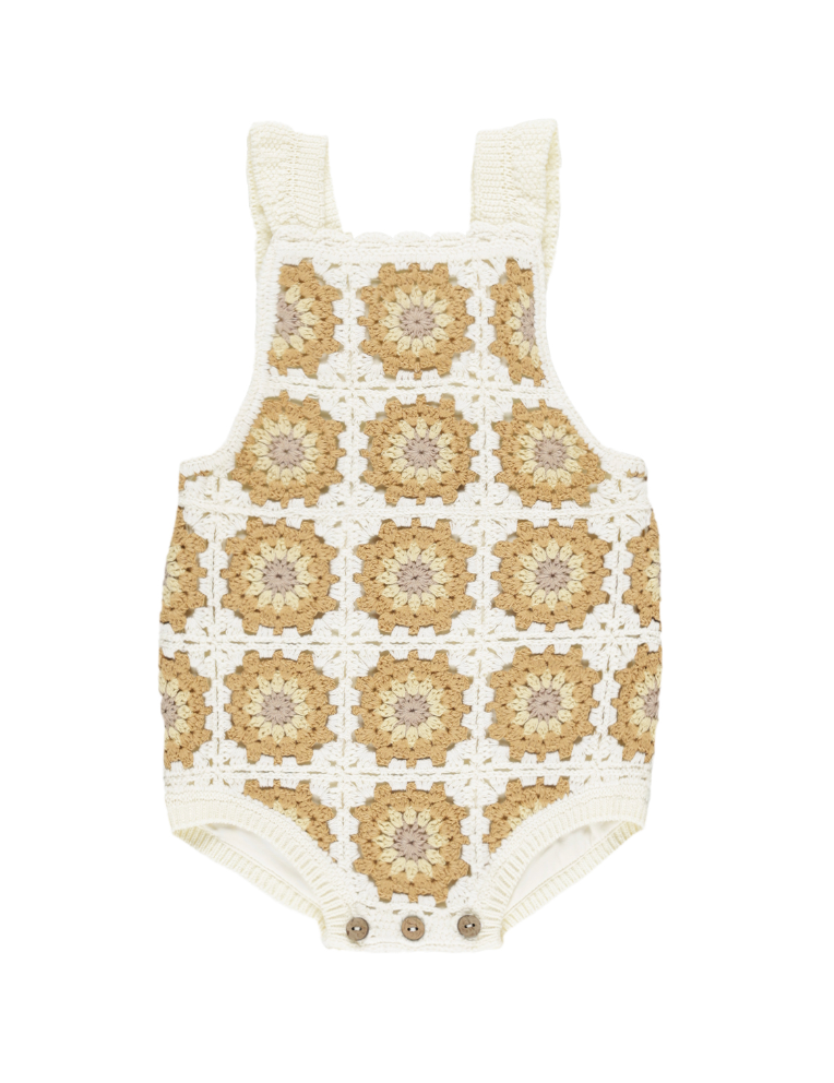 CROCHET ROMPER || MARIGOLD DAISY