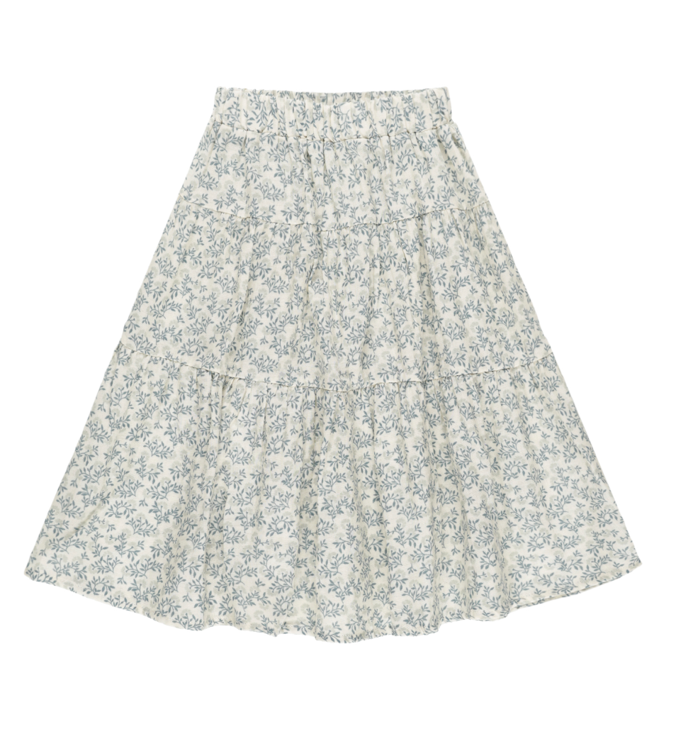 TIERED MIDI SKIRT || BLOSSOM