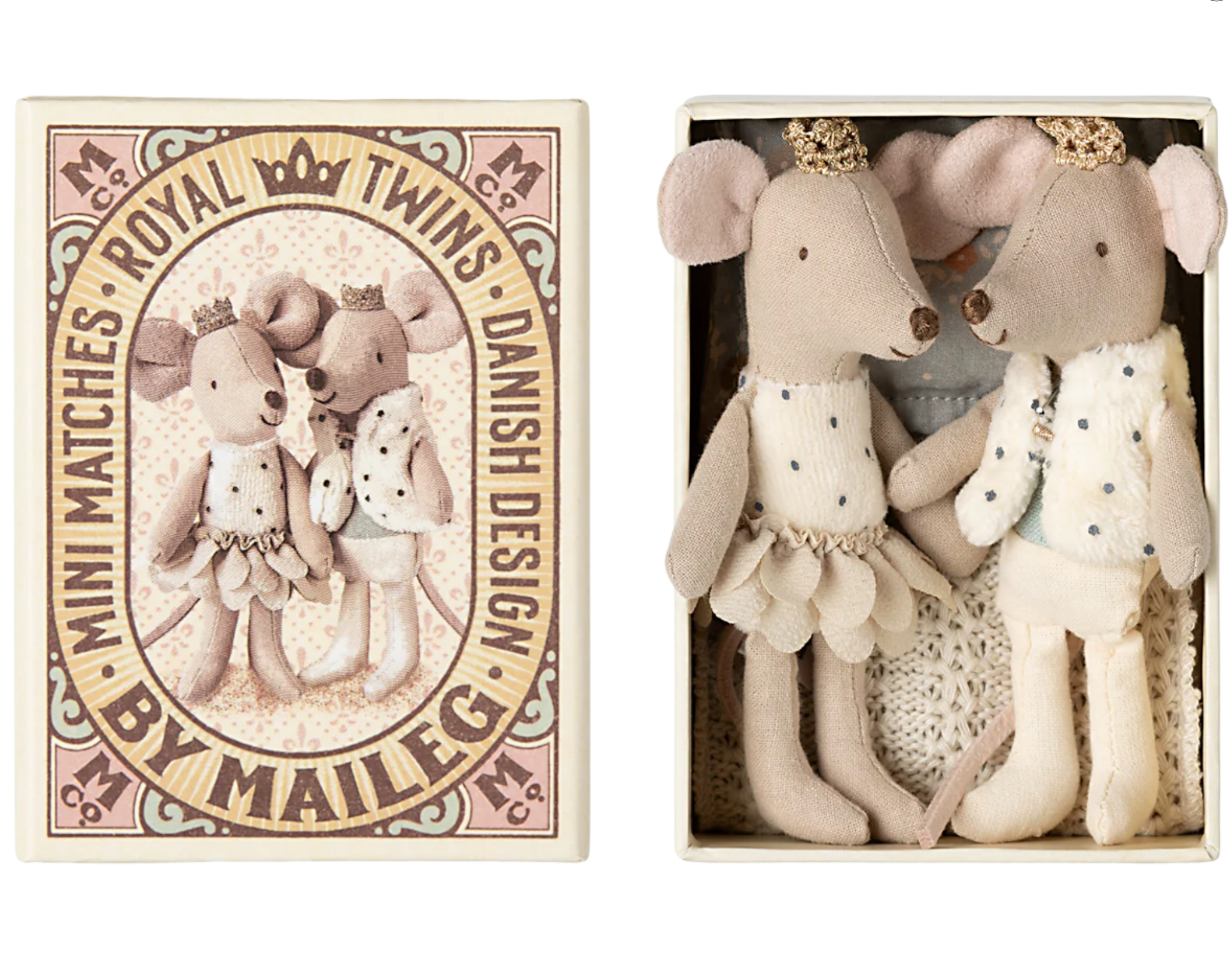 Royal twin mice, Little sister and brother