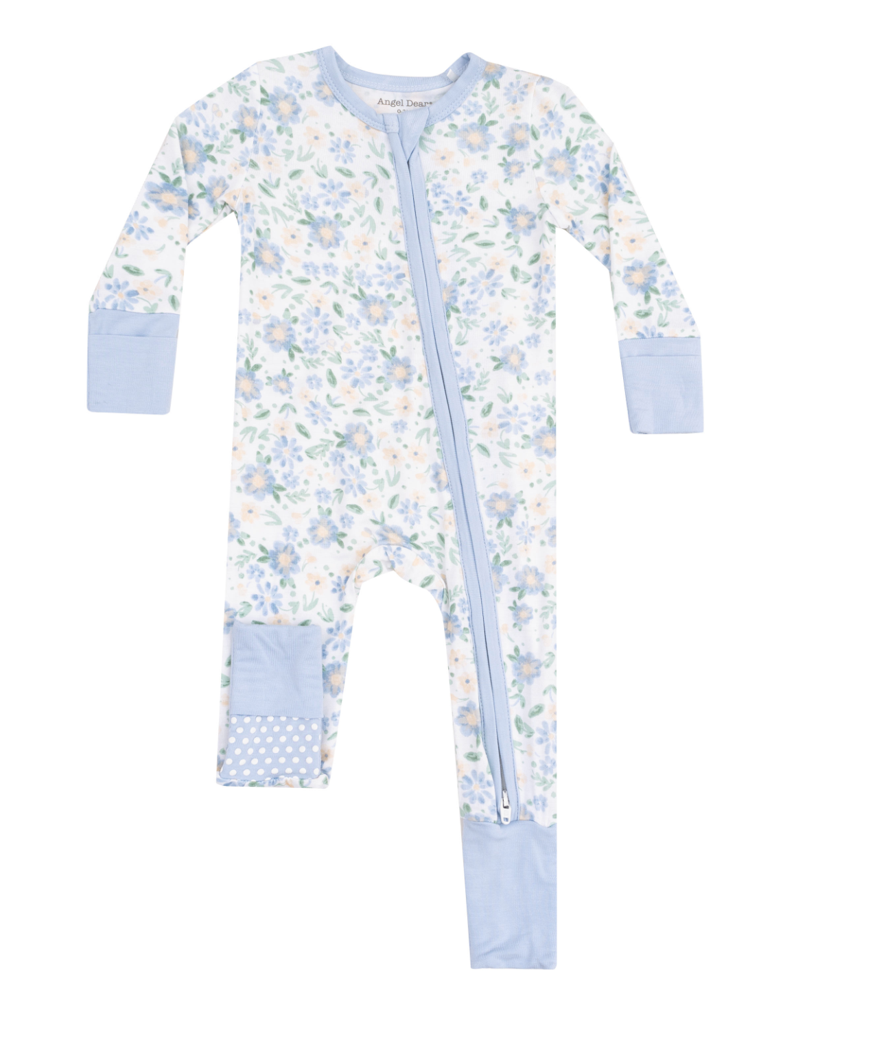 Baby Veronical Floral 2 Way Zipper Romper