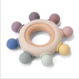 Silicone/Wood Teether