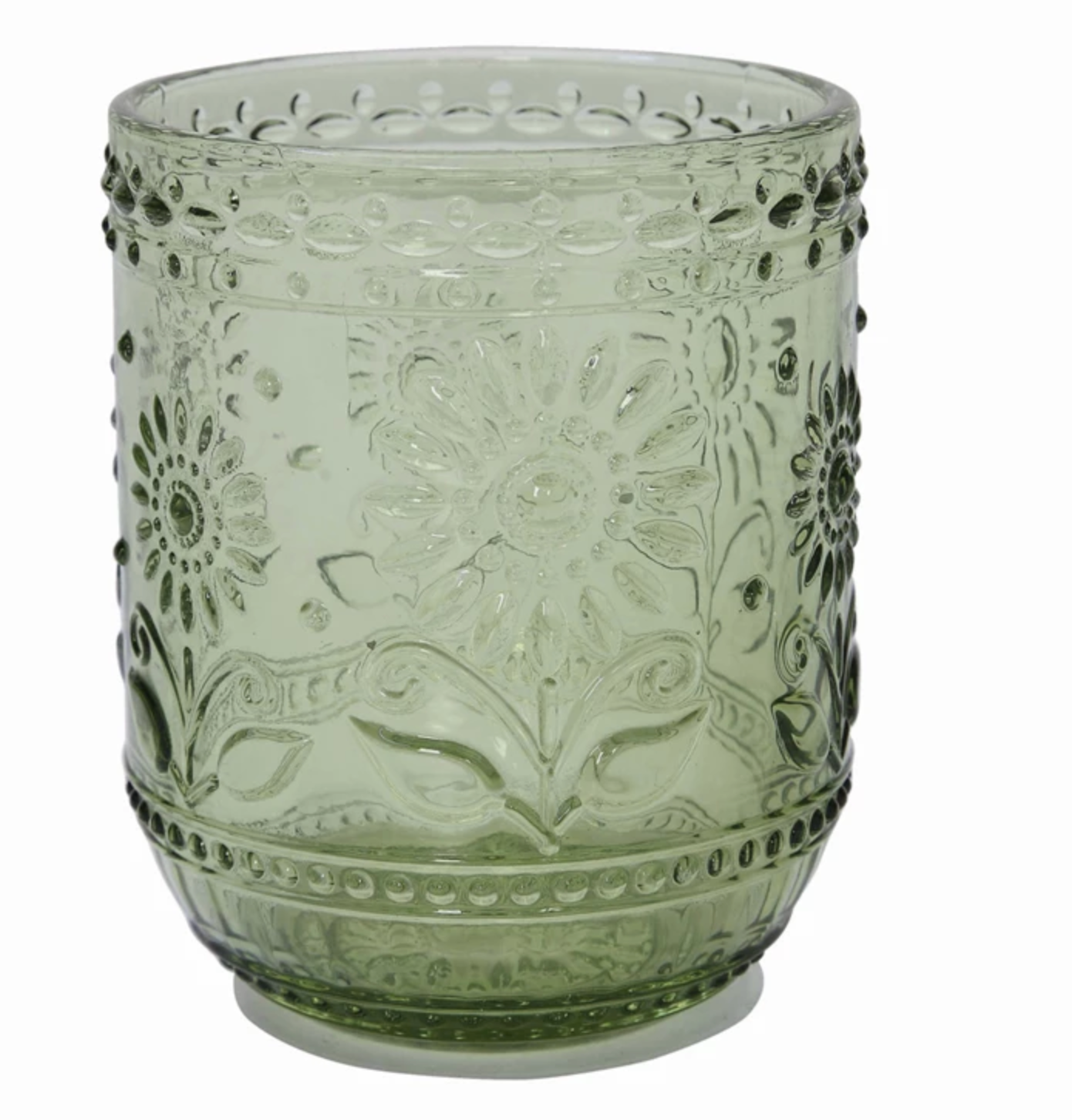 Embossed Drinking Glass