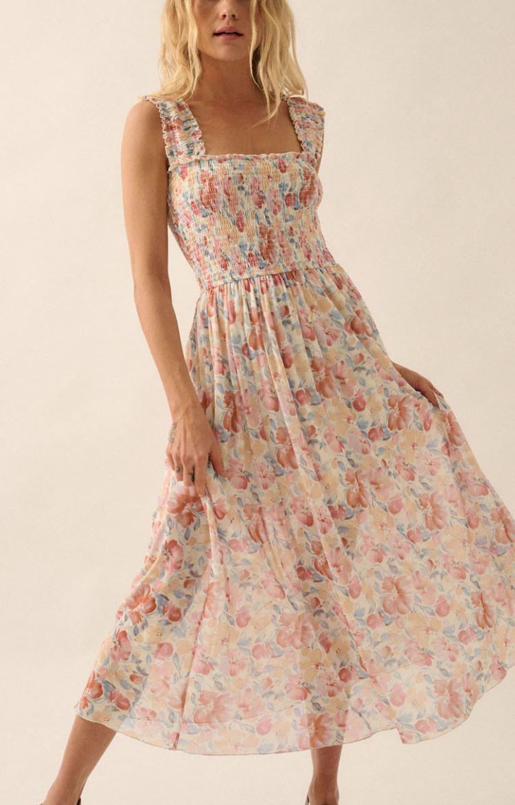 PEACHES & CREAM DRESS