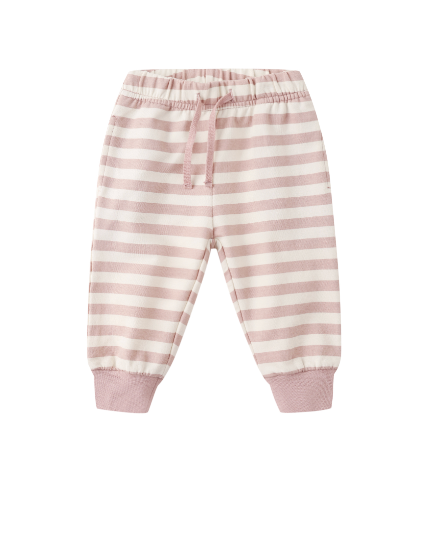 RELAXED SWEATPANT || PINK STRIPE