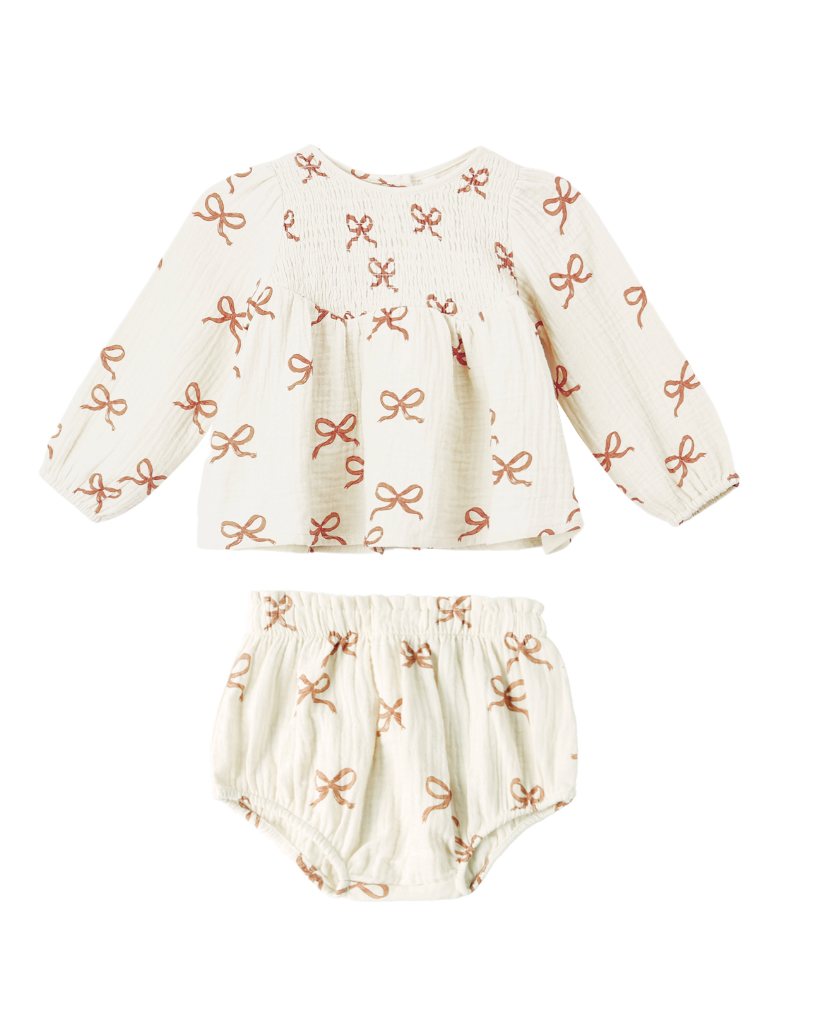 SOPHIA TOP + BLOOMER SET || RUBY BOWS
